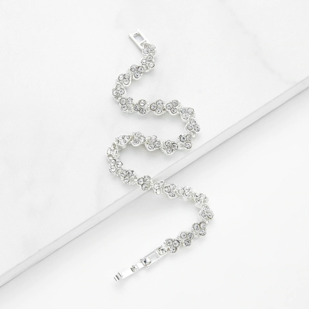 CAROLINE Rhinestone Tennis Bracelet